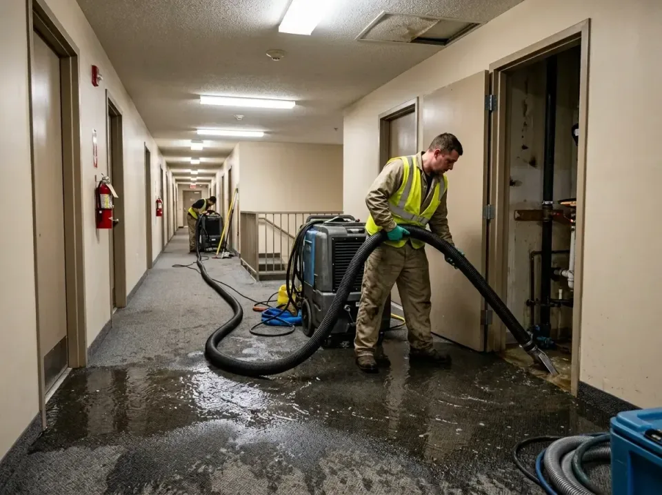 multi-unit-apartment-hallway-f-005 — frequently asked questions, Emergency Burst Pipe Water Extraction & Removal in Coudersp…